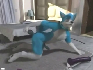 Anal fuck in a furry hentai porn video with sex